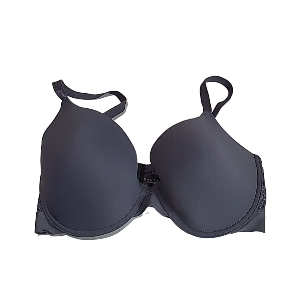 Danskin Intimates Gray Full Coverage Adjustable Straps Underwire Bra‎ Size 40C
